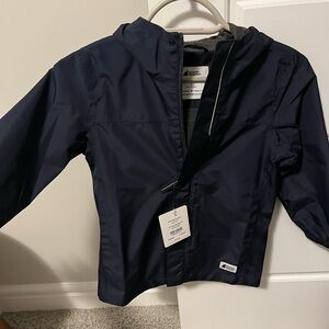 Children's Waterproof Navy Raincoat